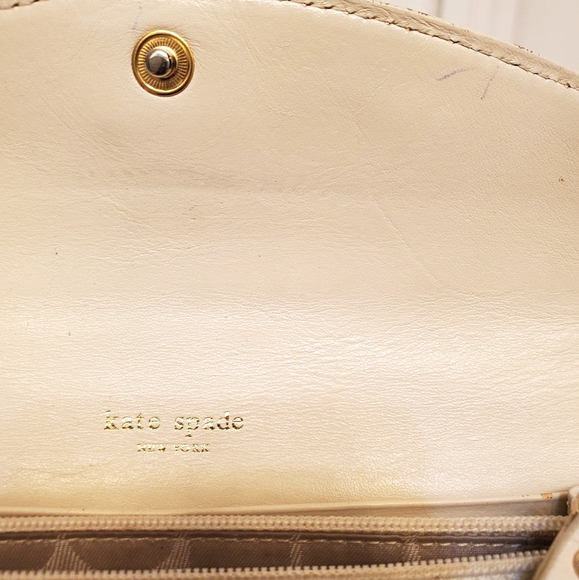 Kate Spade New York Pebbled Leather Flap Wallet - Picture 2 of 4